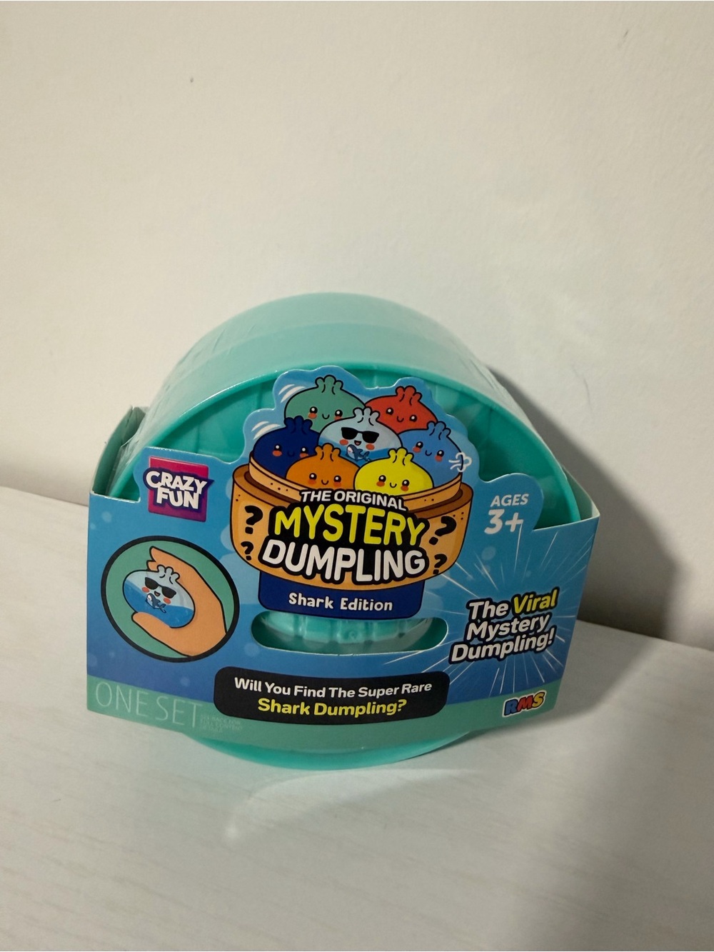 RMS Crazy Fun SHARK EDITION Surf Mystery Dumpling Bun🦈 🩵~ Blue ~ NEW & SEALED